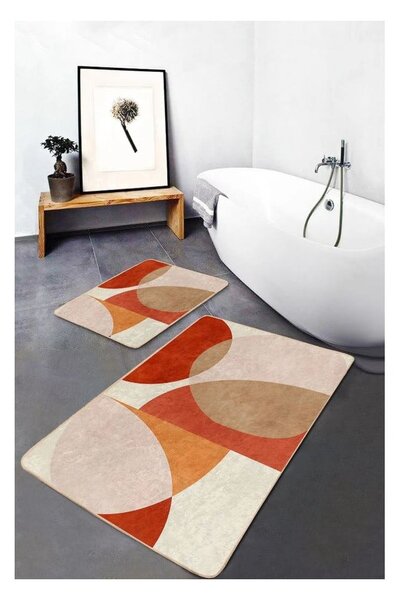 Bársony fürdőszobai kilépő szett 2 db-os 60x100 cm – Mila Home