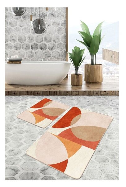 Bársony fürdőszobai kilépő szett 2 db-os 60x100 cm – Mila Home