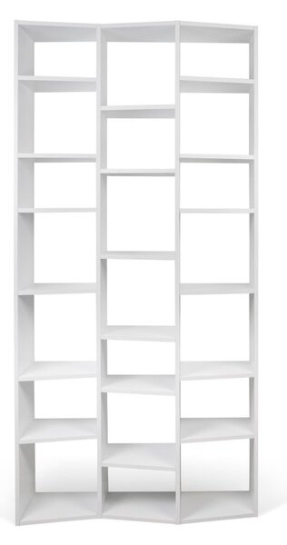 Fehér könyvespolc 108x224 cm Valsa – TemaHome