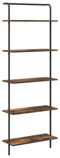 Könyvespolc Füstölt tölgy 60 x 24 x 168 cm Faanyag