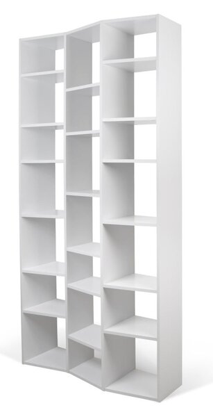 Fehér könyvespolc 108x224 cm Valsa – TemaHome