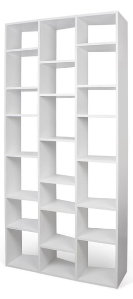 Fehér könyvespolc 108x224 cm Valsa – TemaHome
