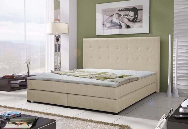 Luxus ÁGY LOUIS + matrac + ágyrács , 140x200 cm, sawana 01
