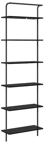 Könyvespolc Musta tammi 60 x 24 x 203 cm Faanyag