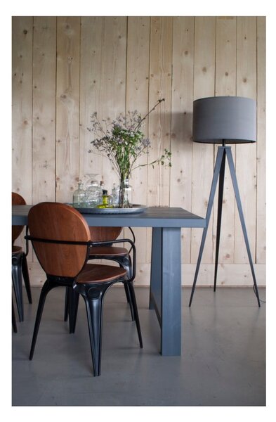 Tripod fekete-szürke állólámpa, ø 50 cm - Zuiver
