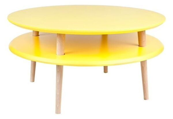 UFO sárga dohányzóasztal, ⌀ 70 cm - Ragaba