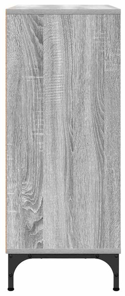 Széf fiókkal Szürke sonoma 79.5 x 33 x 82 cm Faanyag