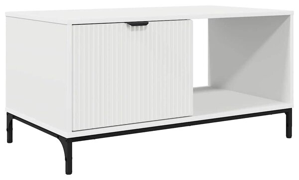 Dohányzóasztal Fehér 90 x 49 x 46 cm Faanyag