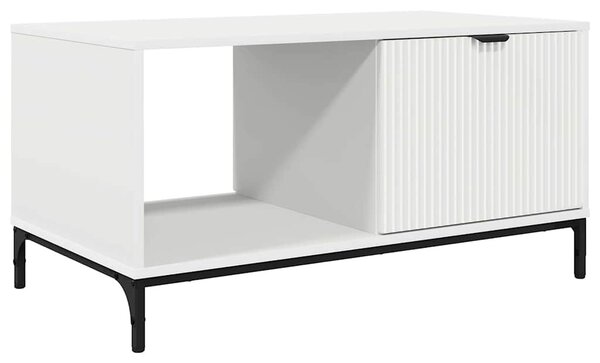 Dohányzóasztal Fehér 90 x 49 x 46 cm Faanyag