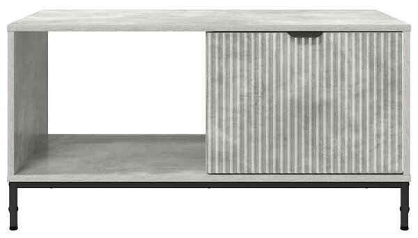 Dohányzóasztal Beton szürke 90 x 49 x 46 cm Faanyag