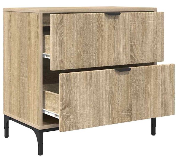 Éjjeli asztal sonoma tölgy 63.5 x 36 x 61 cm Szerelt fa