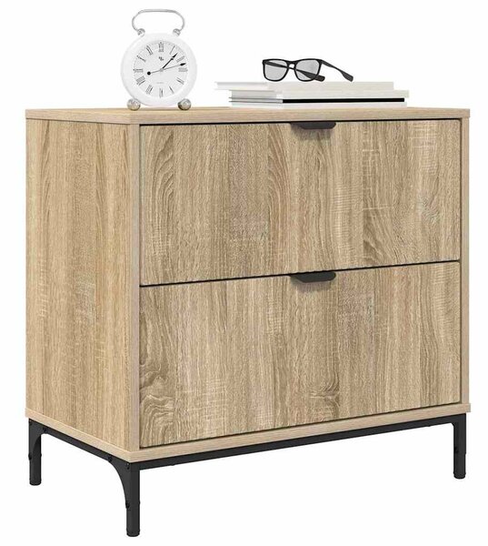 Éjjeli asztal sonoma tölgy 63.5 x 36 x 61 cm Szerelt fa