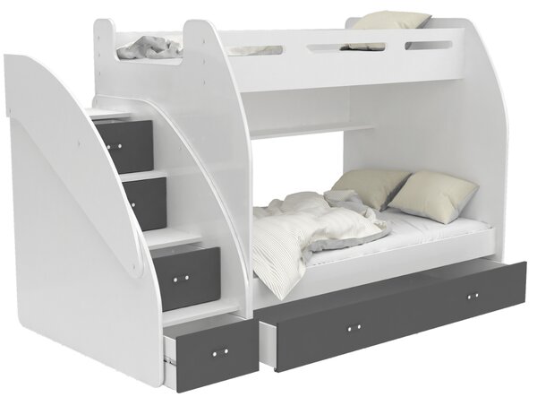 Wilsondo Multifunkciós emeletes ágy Max 3 - több színben Szín: Szürke