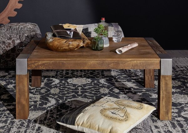 HOLAND Dohányzóasztal 110x70x45, lakkozott, mangó