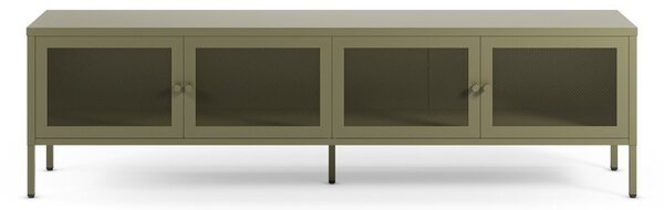 Zöld fém TV-állvány 160x50x35 cm Fayna – Marckeric