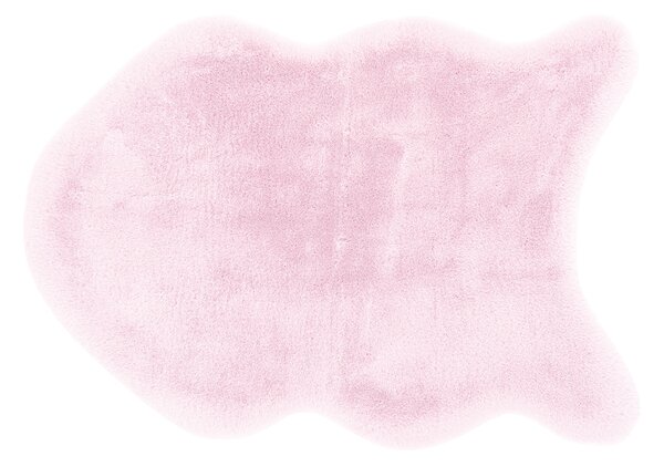 Műszőrme szőnyeg Catrin rózsaszín, 60 x 90 cm