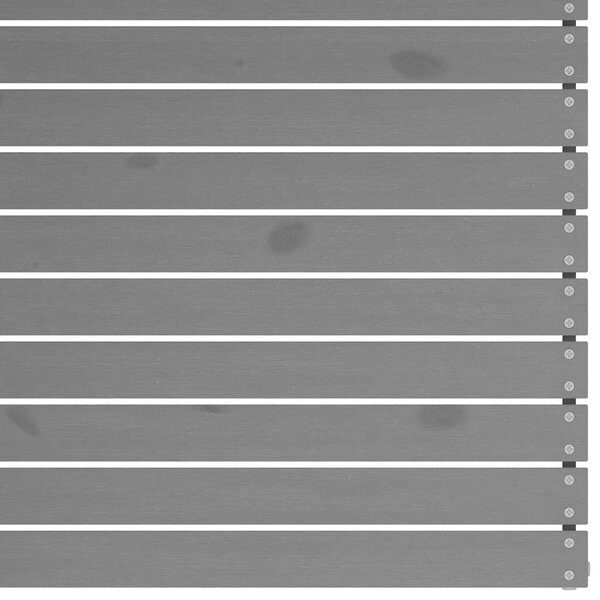2 db szürke tömör fenyőfa kerti középső kanapé