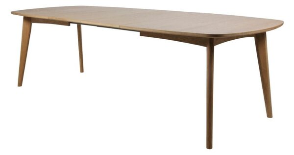 Marte bővíthető étkezőasztal tölgyfa dekorral, 180 x 102 cm - Actona