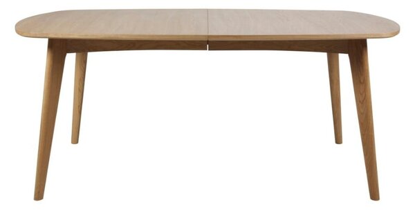 Marte bővíthető étkezőasztal tölgyfa dekorral, 180 x 102 cm - Actona