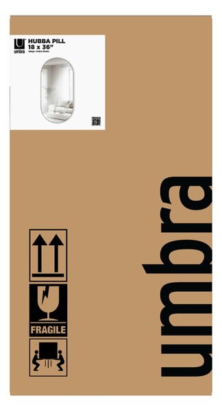 Fali tükör 46x91 cm Hubba – Umbra