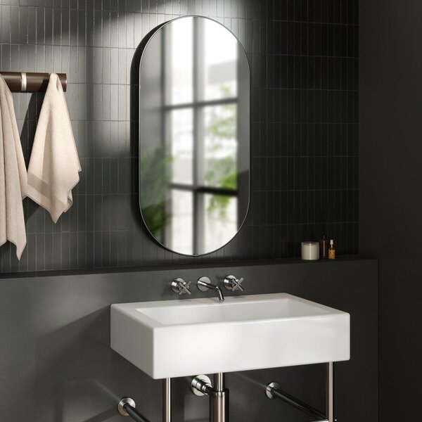 Fali tükör 46x91 cm Hubba – Umbra