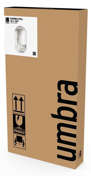 Fali tükör 46x91 cm Hubba – Umbra