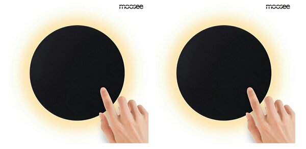 Moosee Shadow Sun 30 Fali Lámpa Szett Fekete Érintőszenzoros LED