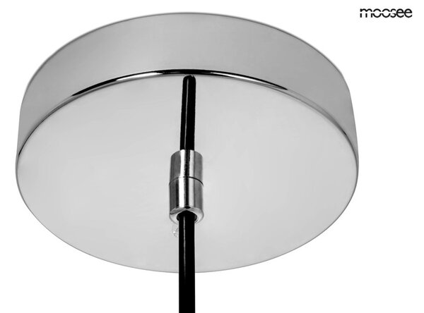 Moosee Disco Függőlámpa Szett Polírozott Acél Ezüst Geometrikus Dizájn