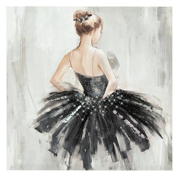 Falikép, 48x48 cm, szőke hajú balerina - BALLERINE
