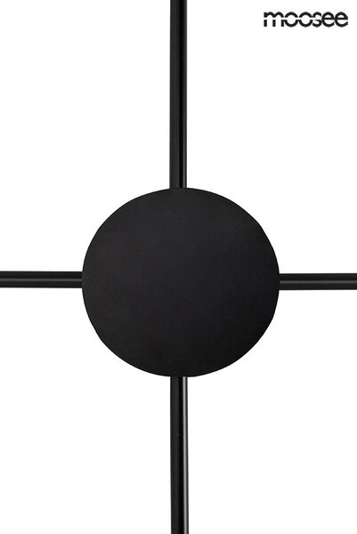 Moosee Shadow 4 Close Fali Lámpa Szett Fém Fekete Geometrikus
