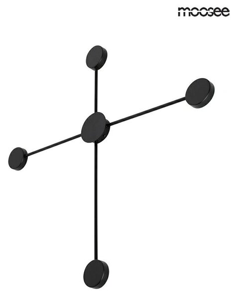 Moosee Shadow 4 Close Fali Lámpa Szett Fém Fekete Geometrikus