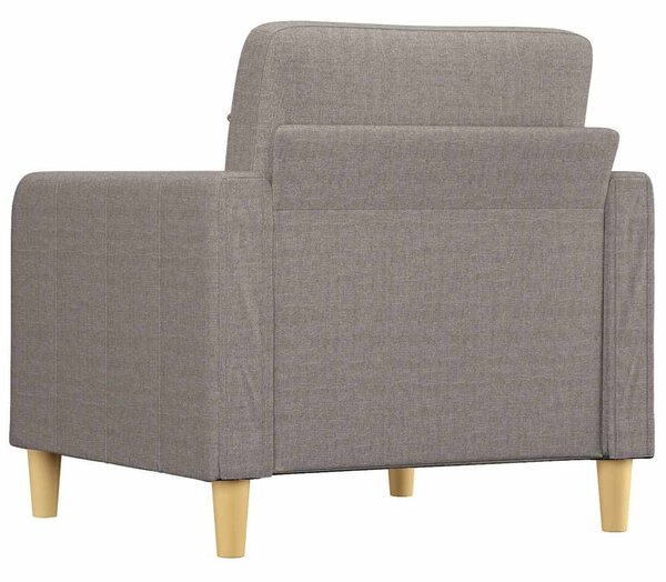 Tópszínű szövet kanapéfotel 60 cm