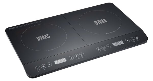 Dyras IC-102BK Indukciós főzőlap, 2 lapos