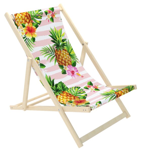 Ananász strandszék tropic L - terhelhetőség: 110 kg