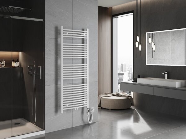 Mexen Ares, elektromos fűtőelem 1500x600 mm + fűtőrúd 900 W, fehér, W102-1500-600-2900-20