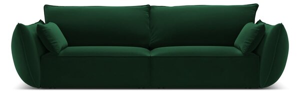 Sötétzöld bársony kanapé 208 cm Vanda – Mazzini Sofas