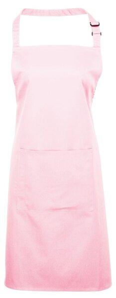 Premier Workwear Kantáros konyhai kötény zsebbel - Rózsaszín
