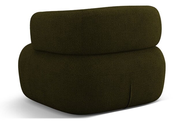 Zöld buklé fotel Jenny – Micadoni Home