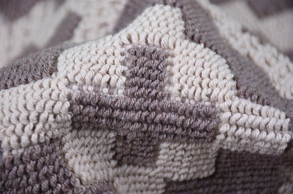 Art bézs pamut szőnyeg, 100 x 150 cm - Vitaus
