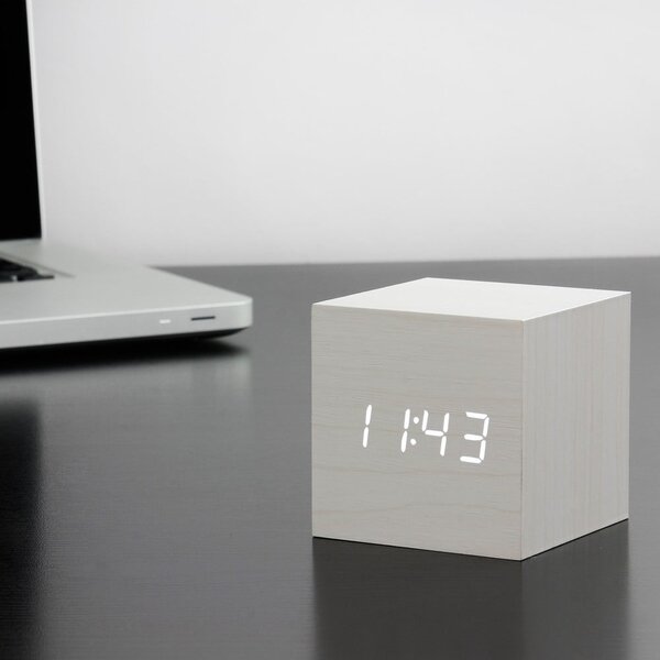 Digitális ébresztőóra Cube Click – Gingko
