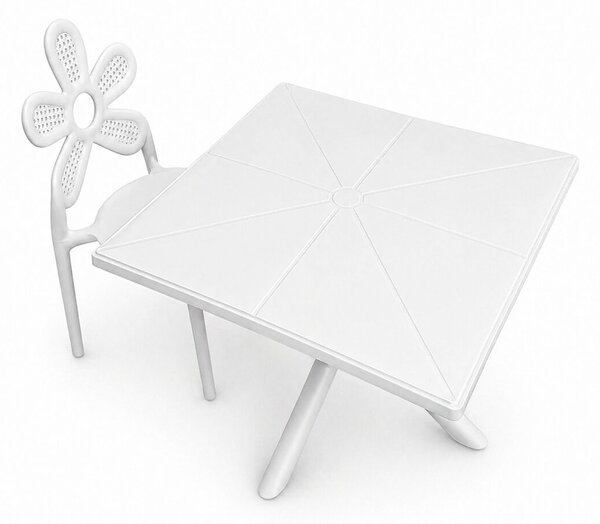Solo Mini gyermekasztal 60x60 cm – fehér