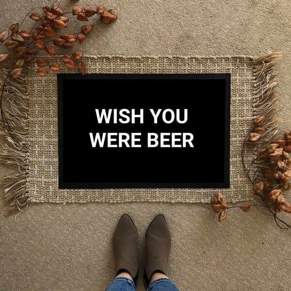 Wish you were beer – Flat Standard lábtörlő több méretben