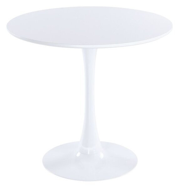 Kerek étkezőasztal, 80 cm, fehér - UFO