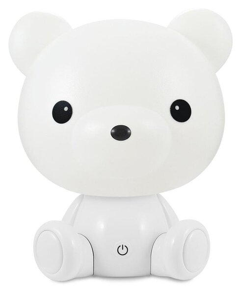 Polux LED Szabályozható gyerek éjjeli lámpa 2,5W/230V fehér medve SA0792
