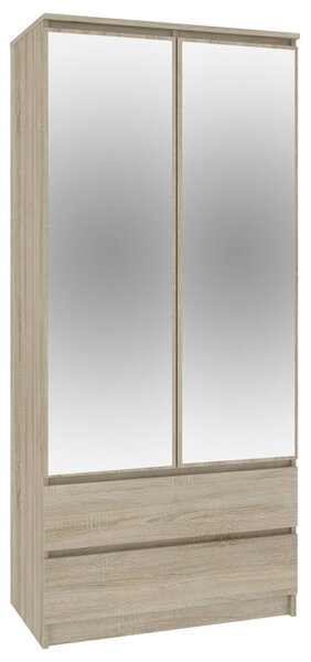 ARIVA S90 szekrény tükörrel, 90x180x51, sonoma