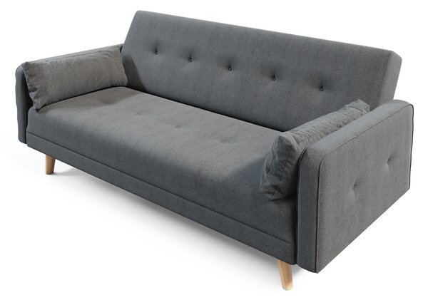 BIANCA ágyazható kárpitozott kanapé, 230x87x87, malmo 92