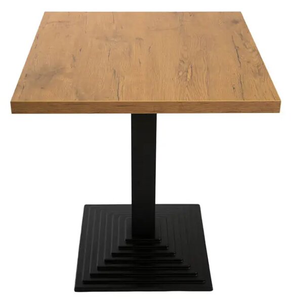 ARP250 kávézó-éttermi asztal 80x80x3,6cm XL - lancelot tölgy