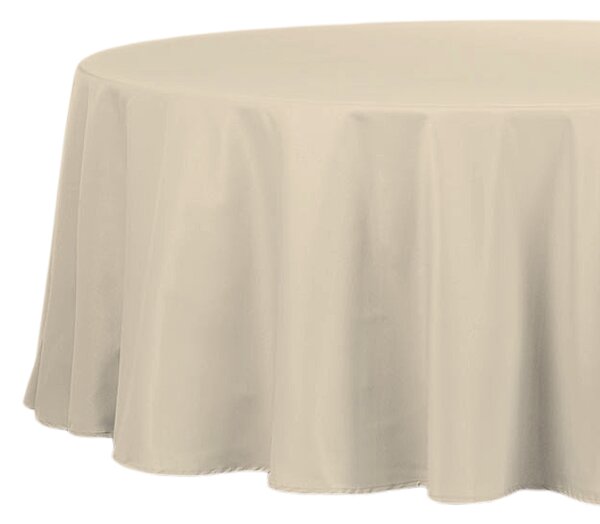Pezsgőszínű, foltálló terítő kerek asztalhoz, 320 mm átmérőjű
