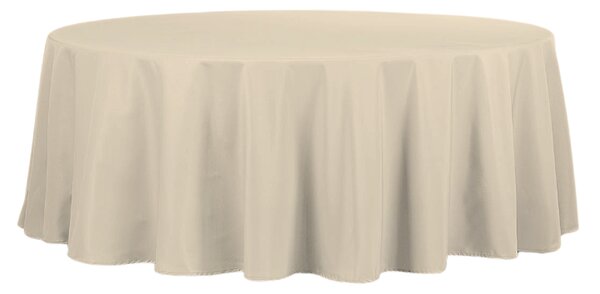 Pezsgőszínű, foltálló terítő kerek asztalhoz, 320 mm átmérőjű