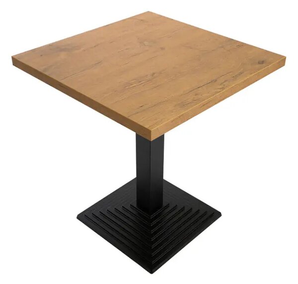 ARP250 kávézó-éttermi asztal 80x80x3,6cm XL - lancelot tölgy